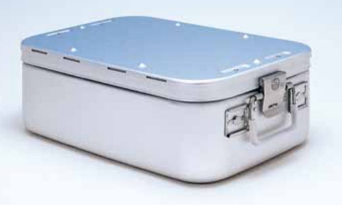 Contenedor de esterilización para instrumental - 409 series - C.B.M. - de aluminio anodizado / no perforado