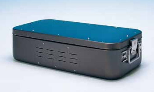 Contenedor de esterilización para instrumental - 2070 - C.B.M. - de aluminio anodizado / no perforado
