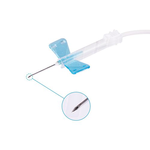 Aguja de extracción de sangre - KNBCSS02 - Nanchang Kindly Meditech - con aleta / 20 G / 18 G