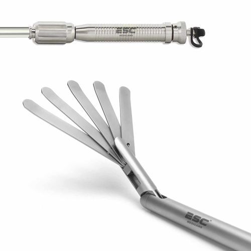 Retractor abdominal - Fan  - ESC Medicams - para cirugía / laparoscópico / para adulto