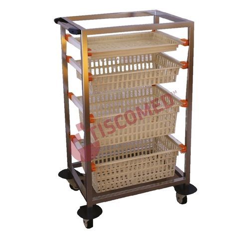 Carro médico - TCTE 1010 - Tiscomed - de hospital / para medicamentos / para cuidados