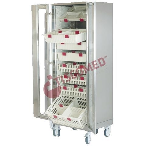 Armario de medicamentos - TDRU 2400 - Tiscomed - de hospital / con canasta / modular