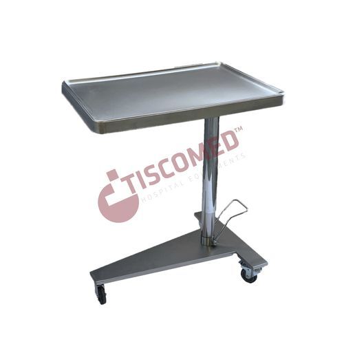 Mesa de instrumentos de acero inoxidable - TTMT 3080 - Tiscomed