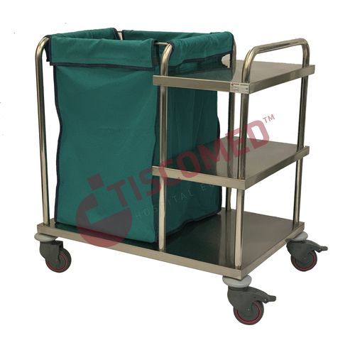 Carro para bolsas para ropa sucia - TTLA 3620 - Tiscomed - para ropa limpia / médico / de limpieza