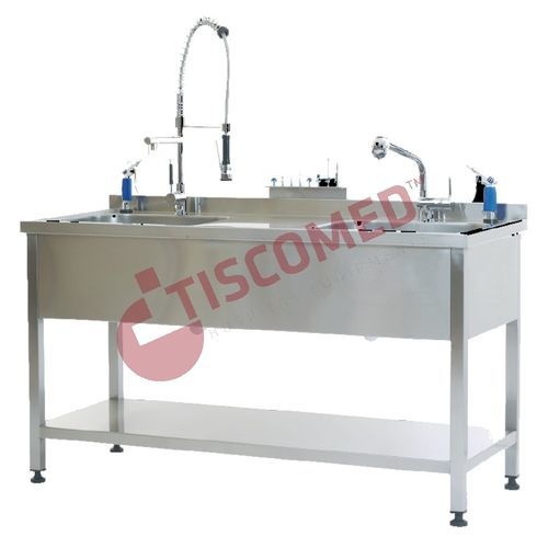 Estación de prelavado para instrumentos médicos - TUCS 4550 - Tiscomed - para la industria farmacéutica / para la industria médica / con fregadero