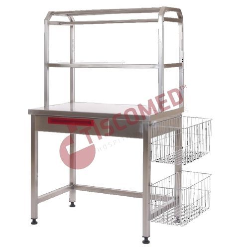 Mesa de inspección de ropa - TTVS 4800 - Tiscomed - de acondicionamiento de instrumental médico / rectangular / modular