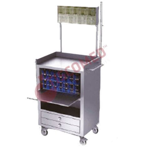 Carro de anestesia - TCDA 1500 - Tiscomed - médico / de hospital / para medicamentos