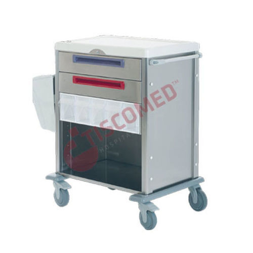 Carro médico - TCDE 1530 - Tiscomed - de hospital / para medicamentos / para apósitos
