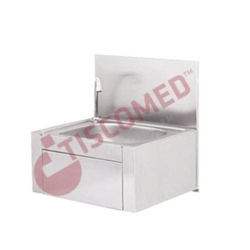 Fregadero para área de higiene - TINI 4085 - Tiscomed - médico / 1 estación / de acero inoxidable