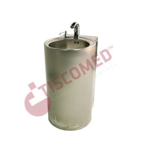 Fregadero médico - TINI 4086 - Tiscomed - para área de higiene / 1 estación / de pared