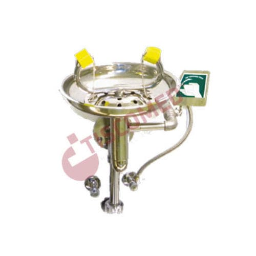 Unidad de limpieza ocular con fregadero - TEYE 4975 - Tiscomed - de pared