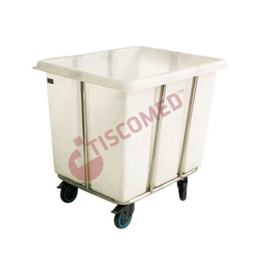 Carro para bolsas médico - TTLA 3605 - Tiscomed - para lavandería / de transporte / con recipiente