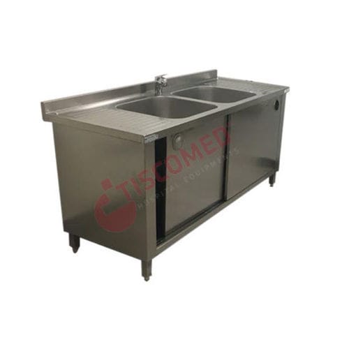 Estación de limpieza para instrumentos médicos - TINI 4040 - Tiscomed - para la industria médica / con fregadero / de acero inoxidable