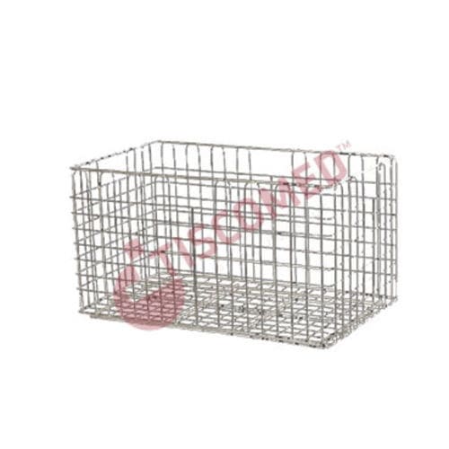 Canasta para el transporte de muestras - TBSS 3838 - Tiscomed - para almacenamiento / para carro / de acero inoxidable