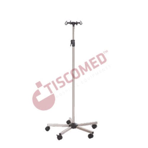 Portasueros con ruedas - TIVS 3860 - Tiscomed - de suelo / 4 ganchos / para cama