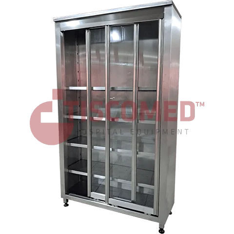 Armario para medicamentos - TDIC 2000 - Tiscomed - para instrumental / con puerta corredera / con estante