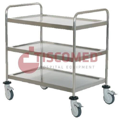 Carro médico - TTAC 3360 - Tiscomed - de hospital / para instrumental / para transporte