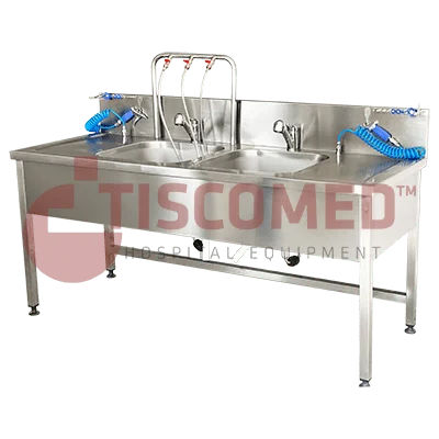 Estación de prelavado de acero inoxidable - 4551 - Tiscomed