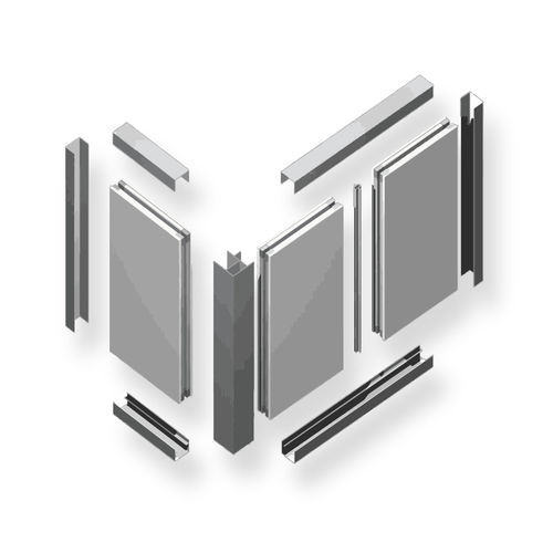 Estructura de muros para sala blanca - C50 - MayAir Manufacturing (M) Sdn Bhd