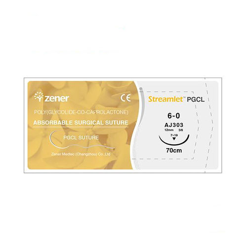 Hilo de sutura reabsorbible - PGCL - Changzhou Zener Medtec - cirugía general / cirugía oftálmica / cirugía ortopédica