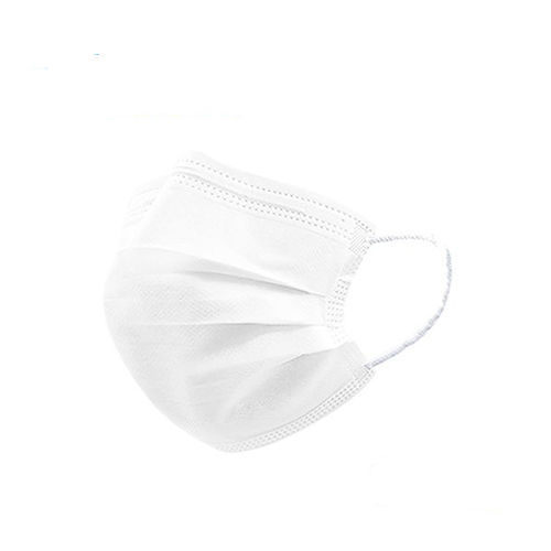 Mascarilla quirúrgica para adulto - Changzhou Zener Medtec - blanca / de tres capas / desechable