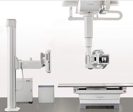 Sistema de radiografía digital - Apollo Advanced - Shenzhen Lanmage Medical Technology - para radiografía polivalente / con Bucky en el suelo / con brazo portatubos telescópico de techo