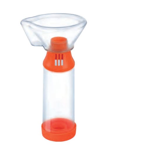 Cámara de inhalación para circuito respiratorio de pacientes - EM06-021 - Excellentcare Medical - con máscara