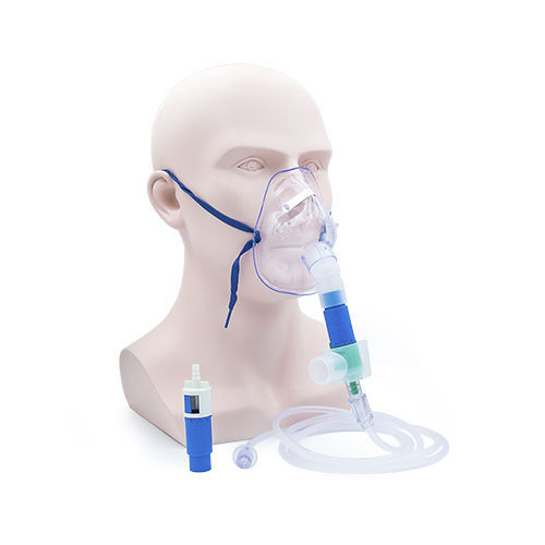 Máscara de oxígeno para adulto - EM01-50 series - Excellentcare Medical - de concentración regulable / Venturi / transparente