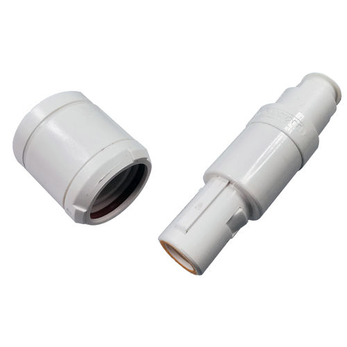 Conector para dispositivos médicos - Watertight 1P  - JPC Connectivity - de plástico / recto / de extensión-retracción