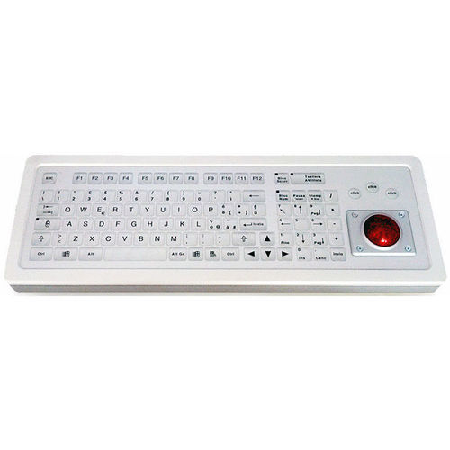 Teclado con alfombrilla táctil - KT-100  - K-Tronic - antimicrobiano