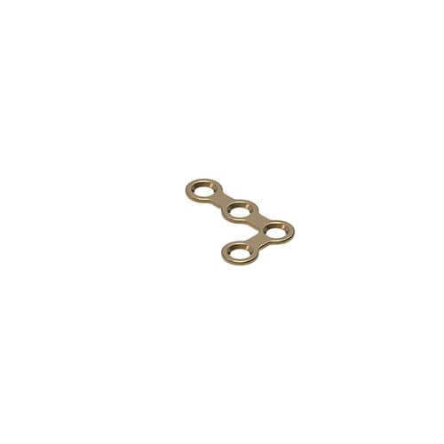 Placa de compresión para macizo facial - MLPP-0.6-4-L-L - Faico Medical