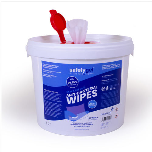 Toallita limpiadora para suelos y superficies - SafetyGel - Datesand Group - lote de 50