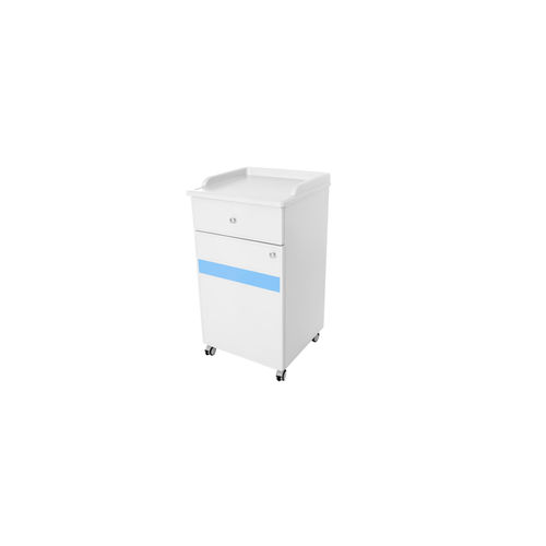 Mesa de cabecera con ruedas - HSP 6010 - HOSPITOOL MEDICAL DEVICES INC. - con cajones