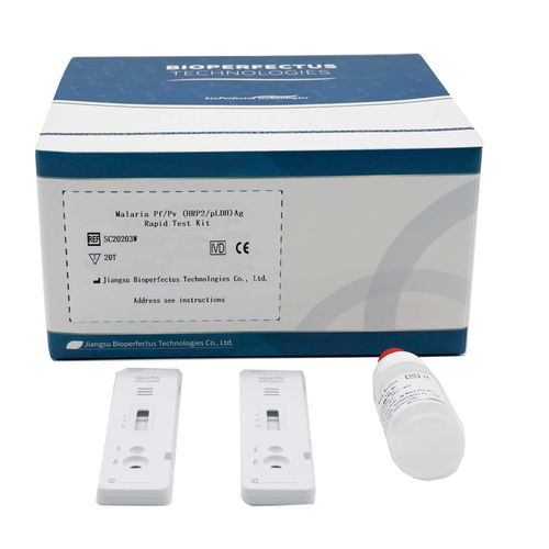 Kit de prueba de malaria - SC20204W series - Jiangsu Bioperfectus Technologies Co., Ltd. - para enfermermedades infecciosas / de lactato deshidrogenasa / de Plasmodium