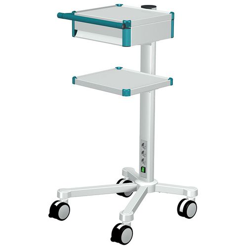 Carro médico - 503050FX - Fentex Medical - para endoscopia / 1 estante / móvil