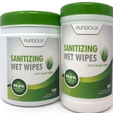 Toallita limpiadora para suelos y superficies - PÜRDOUX™ - Choice One Medical - lote de 80 / lote de 400