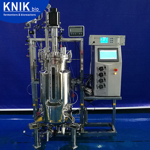Biorreactor de laboratorio - BLBIO series - KNIK CO.,LTD. - para la fermentación microbiana / para cultivos celulares / esterilizable in situ