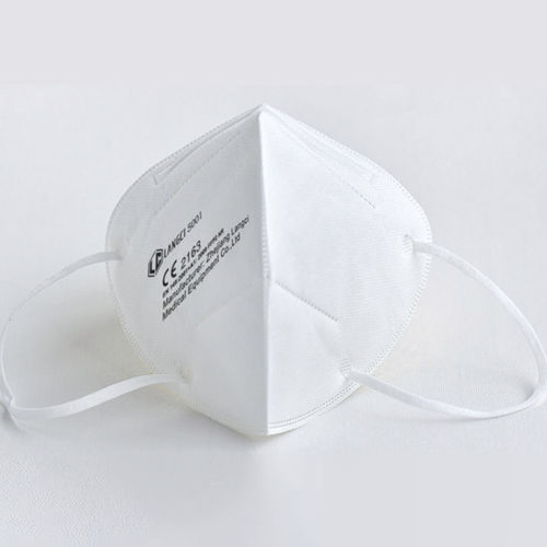 Mascarilla de protección FFP2 - Zhejiang Langci Medical Equipment Co., Ltd. - para adulto / caja de 50 / blanca