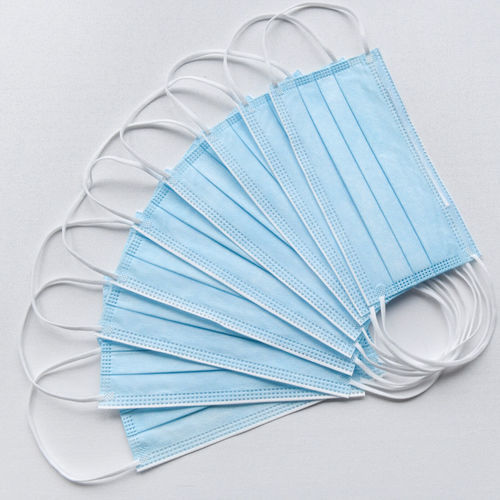 Mascarilla quirúrgica EN14683 - Zhejiang Langci Medical Equipment Co., Ltd. - caja de 10 / de tres capas
