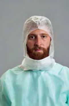 Gorro médico integral - CAS3-PO1 - Pointex - de polipropileno / de tejido no tejido