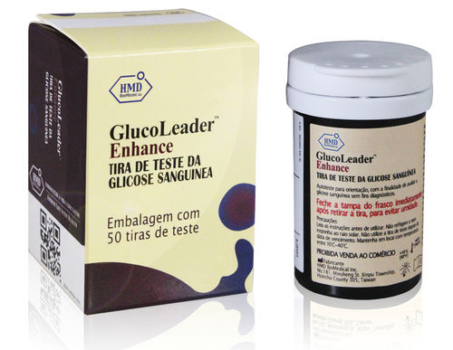 Tira de prueba de diabetes - Vial  - HMD Biomedical - de glucosa / de sangre