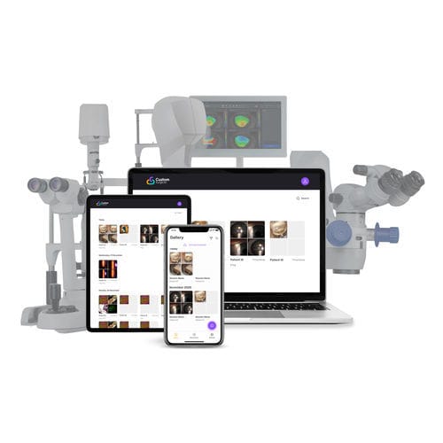 Software de gestión de datos - MicroREC Connect - Custom Surgical - médico / para imágenes médicas / para oftalmología