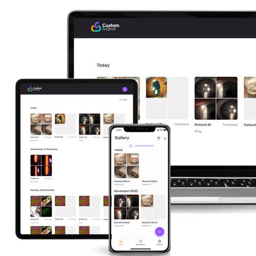 Aplicación para móviles de gestión de datos - MICROREC APP - Custom Surgical - de gestión de datos de pacientes / médica