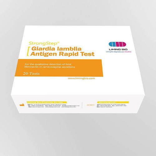 Prueba rápida de Giardia lamblia - 501100 - Nanjing Liming Bio-products Co., Ltd. - de enfermedades gastrointestinales / para antígenos / de heces
