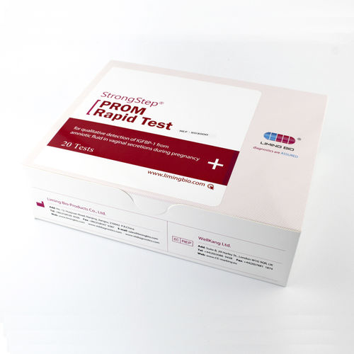 Prueba rápida de embarazo - 500170 - Nanjing Liming Bio-products Co., Ltd. - IGFBP-1 / de suero / de secreciones vaginales