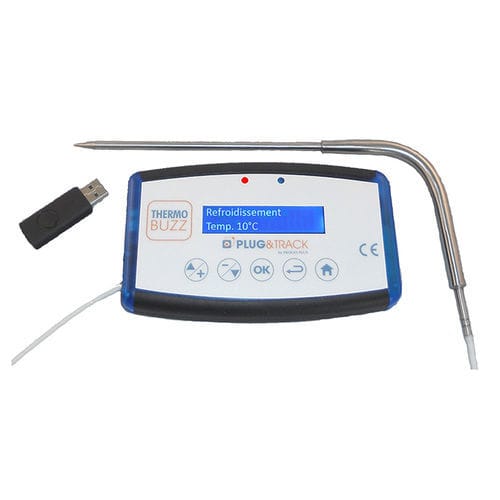 Registrador de datos de temperatura - ThermoBuzz - PROGES PLUS - de trazabilidad / USB / con sonda