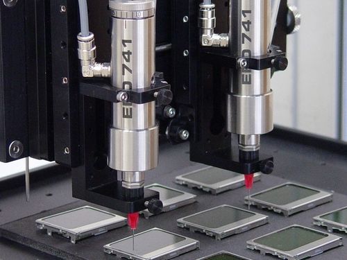 Válvula de mando - 741V - Nordson EFD - química / de asiento / de dimensiones reducidas