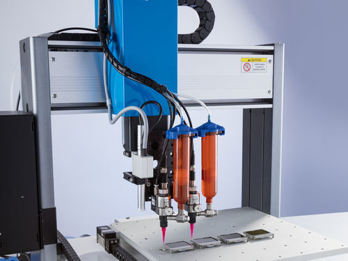 Válvula con chapaleta - xQR41V - Nordson EFD - de mando / para manguera / modular