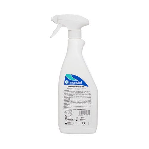 Desinfectante para dispositivos médicos - PRONTO O-LIGHT  - Mondial - para suelos y superficies / líquido / 750 ml