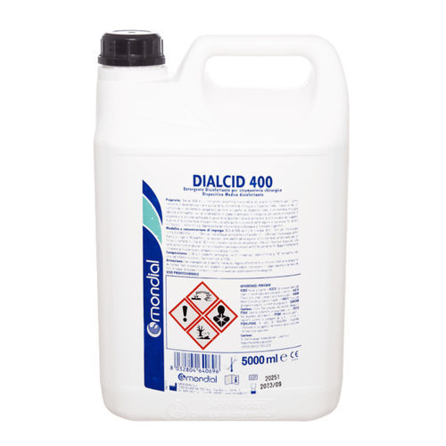 Detergente desinfectante - DIALCID 400 - Mondial - espumante / 5000 mL / de enzimáticos